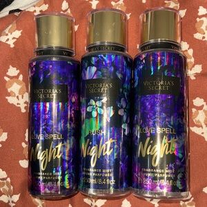 Victoria secret  LOVE SPELL NIGHT AND RUSH NIGHT